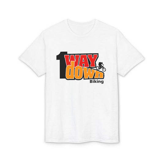 1 Way Down Biking T‑Shirt — Mountain Bike Graphic Tee