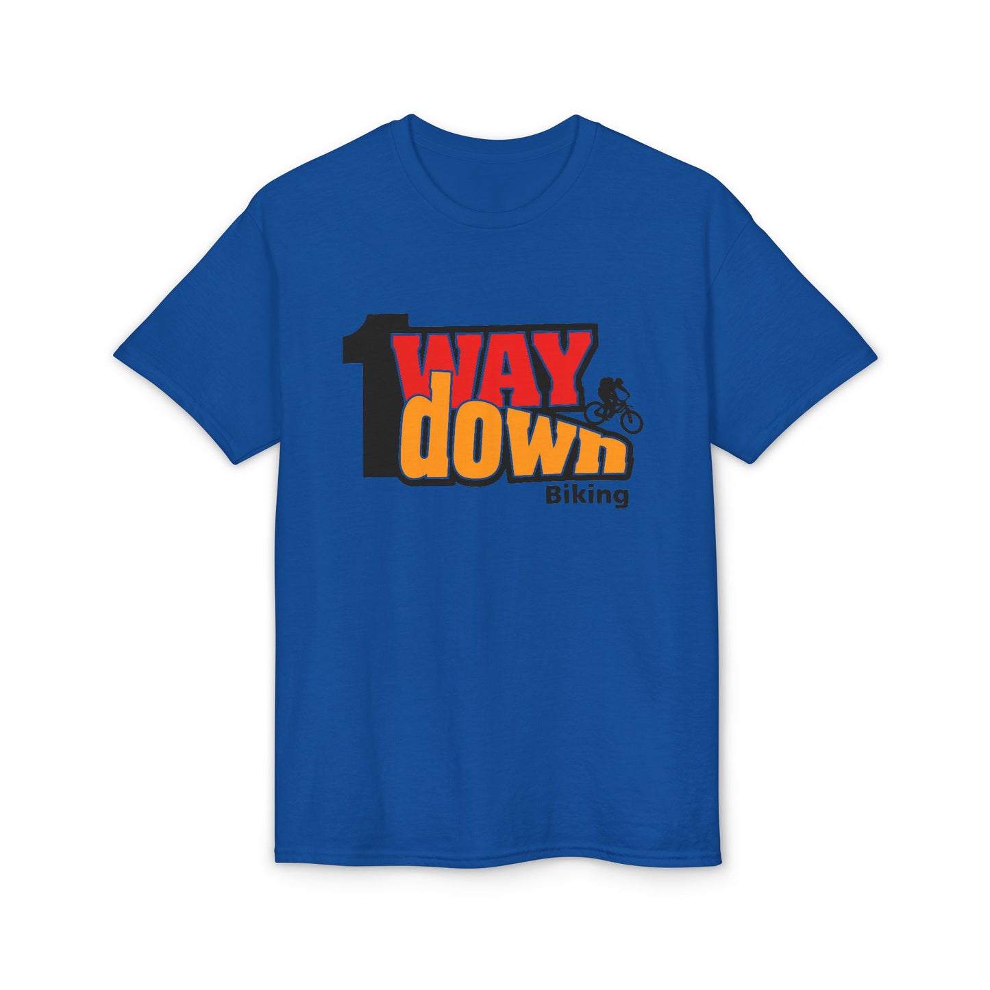 1 Way Down Biking T‑Shirt — Mountain Bike Graphic Tee