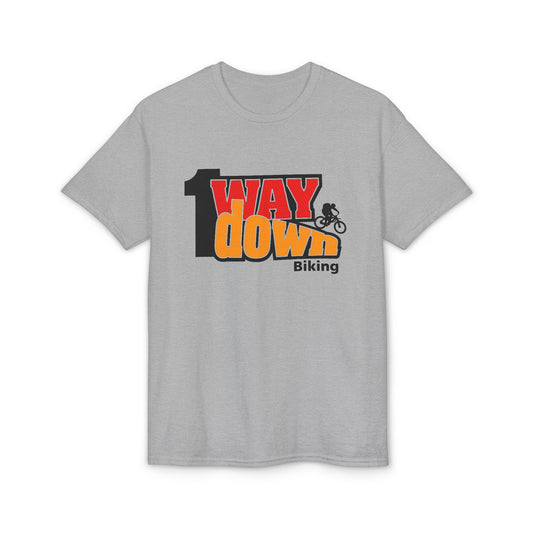 1 Way Down Biking T‑Shirt — Mountain Bike Graphic Tee